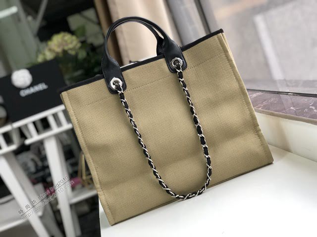 Chanel女包 66941 香奈兒經典款沙灘包 Chanel帆布購物袋  djc4036